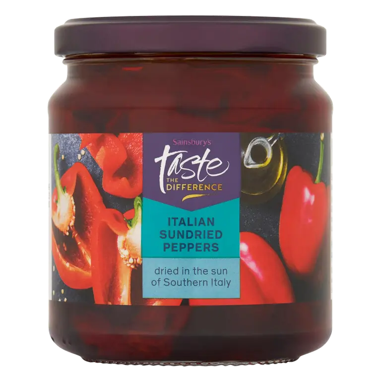 Italian Sun-Dried Peppers, Taste the Difference 280g