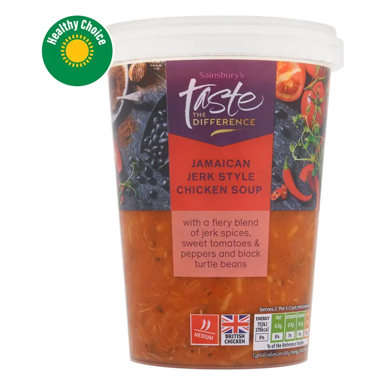 Jamaican Jerk Style Chicken Soup, Taste the Difference 600g