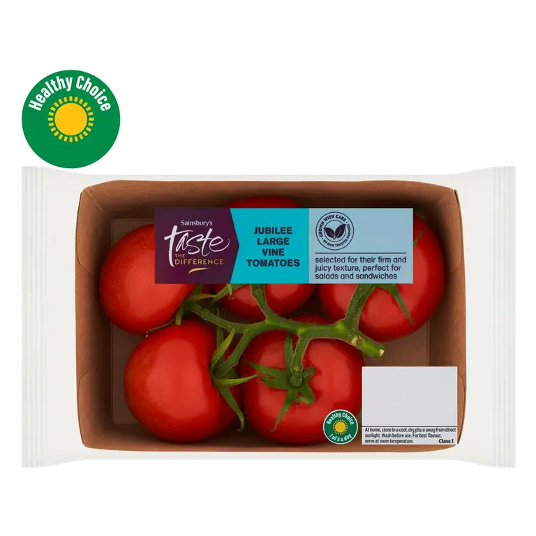 Jubilee Large Vine Tomatoes, Taste the Difference 450g