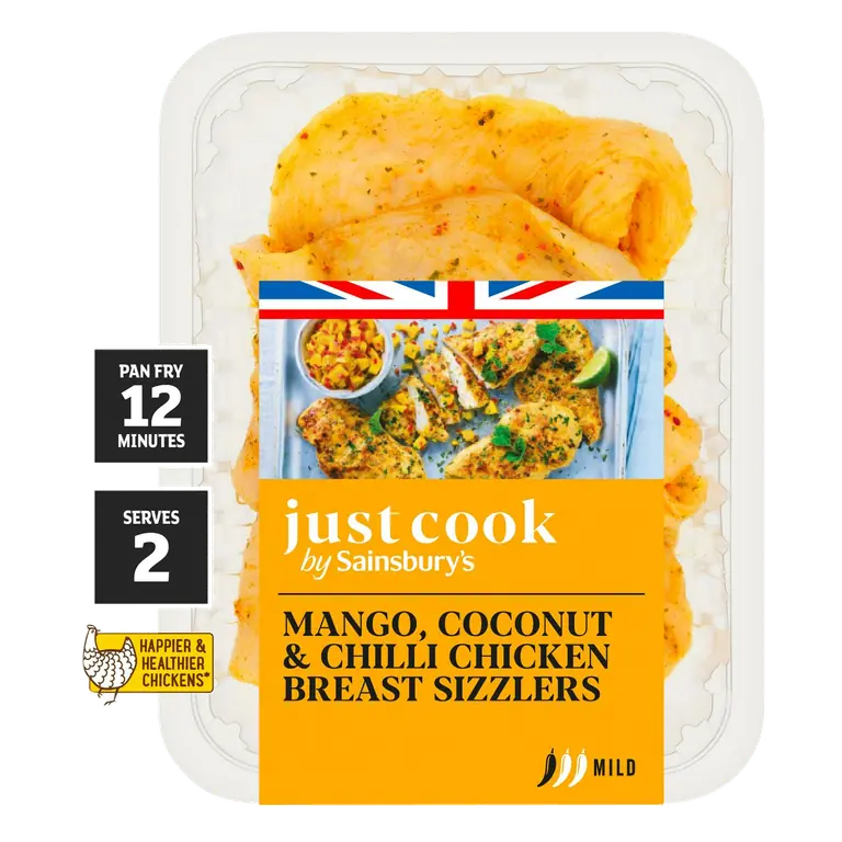 Just Cook 330g Mango, Coconut & chilli Chicken breast Grills
