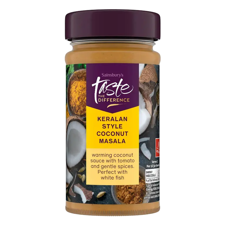 Keralan Style Coconut Masala Curry Sauce, Taste the Difference 340g