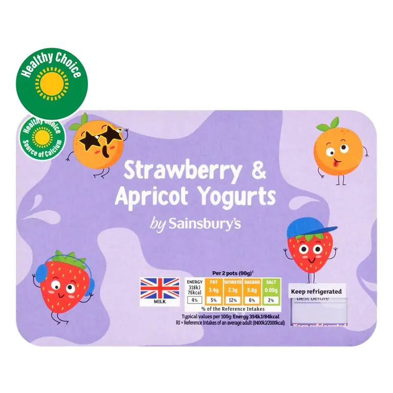 Kids Fruited Yogurt Pack 6x45g