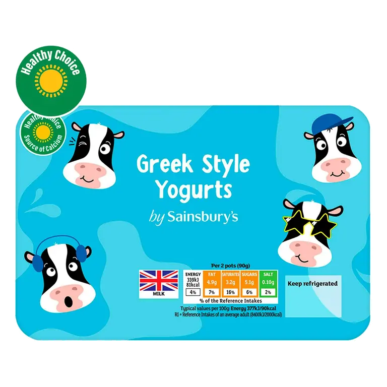 Kids Plain Yogurt Pack 6x45g