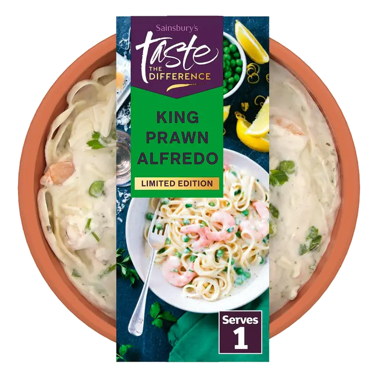 King Prawn Alfredo Limited Edition, Taste the Difference 400g