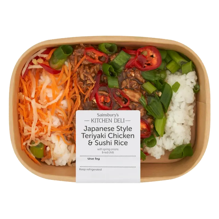 Kitchen Deli Japanese Style Teriyaki Chicken & Sushi Rice 288g