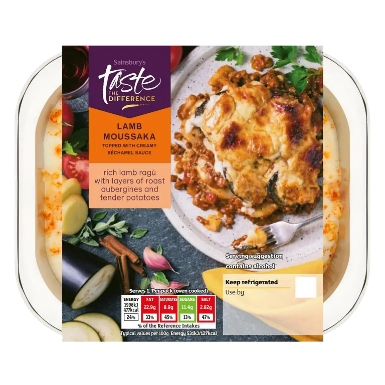 Lamb Moussaka, Taste the Difference 400g (Serves 1)