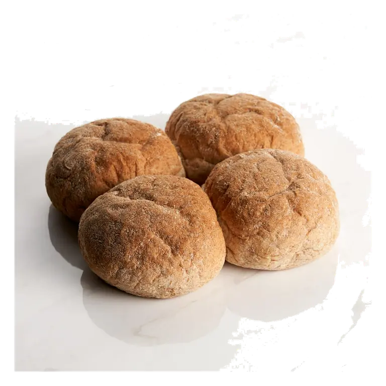 Large Soft Wholemeal Rolls x4