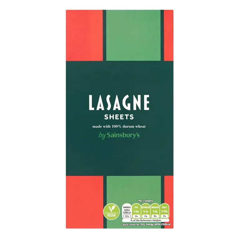 Lasagne Sheets Pasta 500g