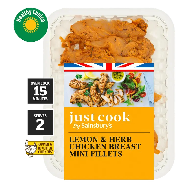 Lemon & Herb British Chicken Breast Mini Fillets 320g