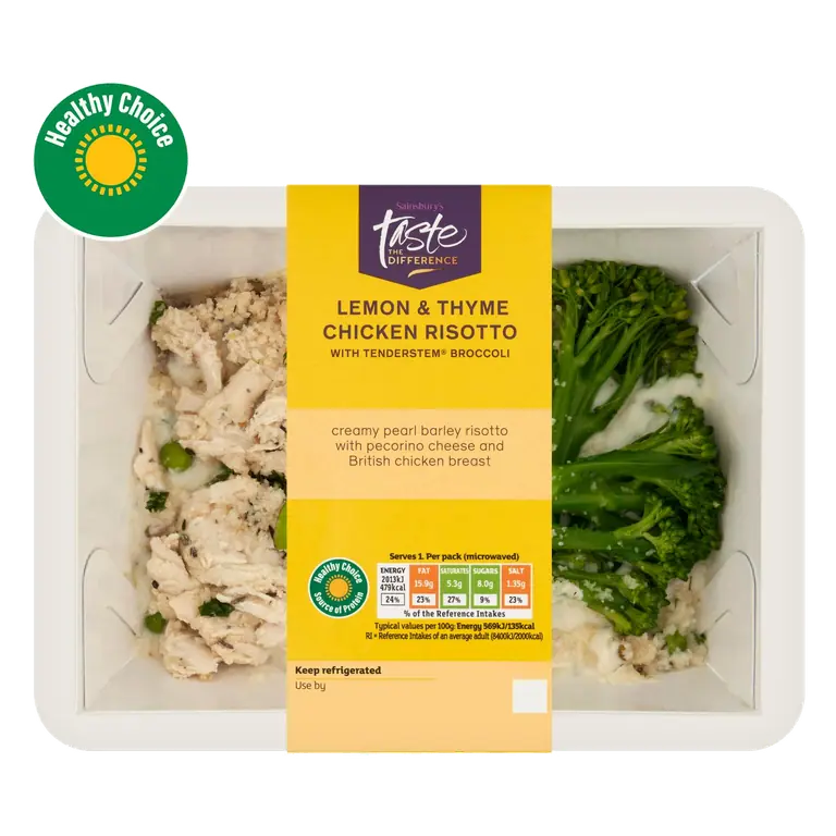 Lemon & Thyme Chicken Risotto, Taste the Difference 385g