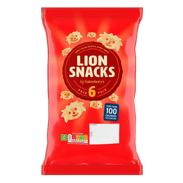 Lion Snacks Lightly Salted 6x15g