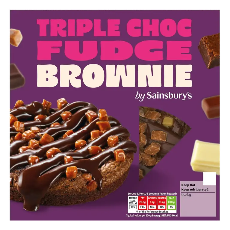Loaded 340g Triple Choc Fudge Brownie