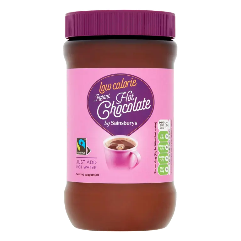 Low Calorie Instant Fairtrade Hot Chocolate 250g