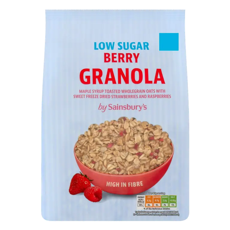 Low Sugar Berry Granola