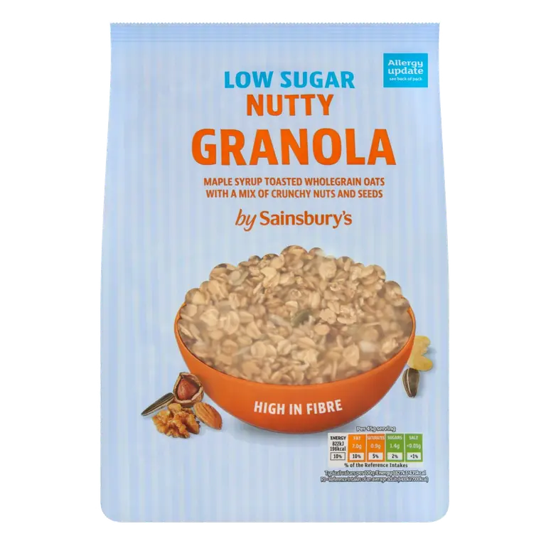 Low Sugar Nutty Granola 500g