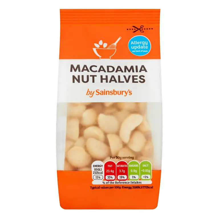 Macadamia Nut Halves 100g