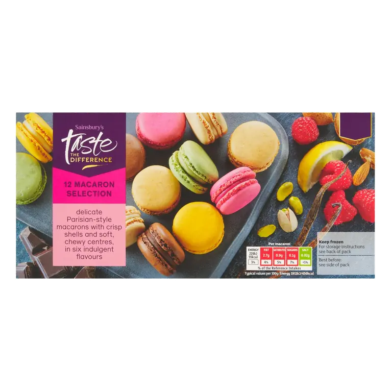 Macaron Selection, Taste the Difference x12 144g