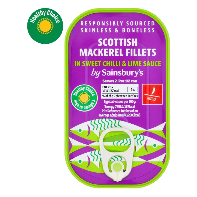 Mackerel in Sweet Chilli & Lime 125g