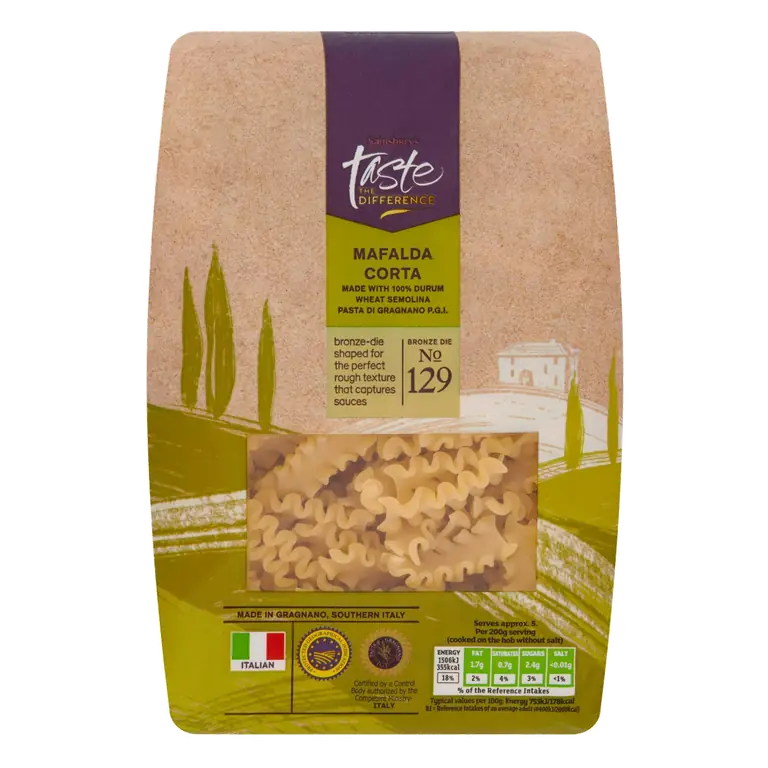 Mafalda Corta Pasta, Taste the Difference 500g