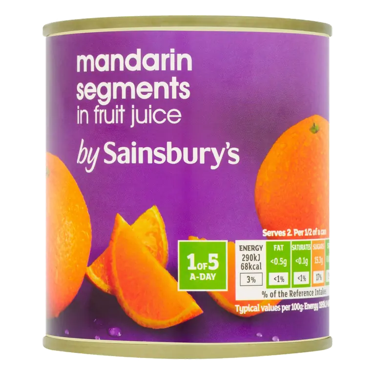 Mandarin Segments in Fruit Juice 298g