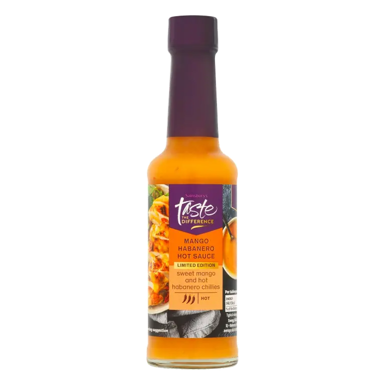 Mango Habanero Hot Sauce, Taste the Difference 150ml