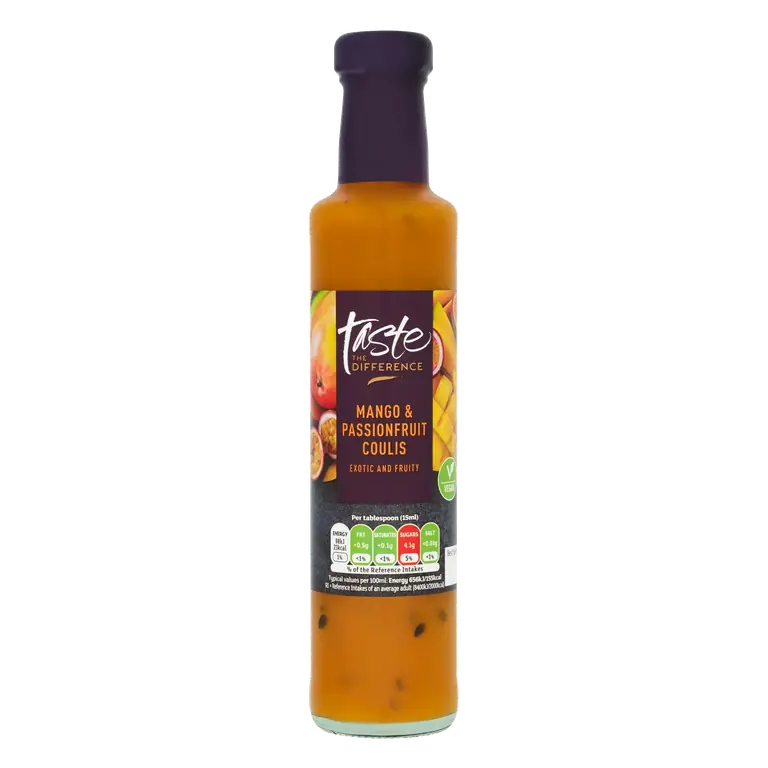 Mango & Passionfruit Coulis, Taste the Difference 250g