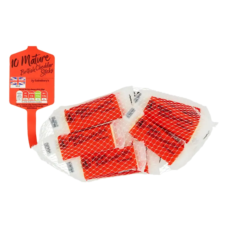 Mature British Cheddar Sticks 10x20g