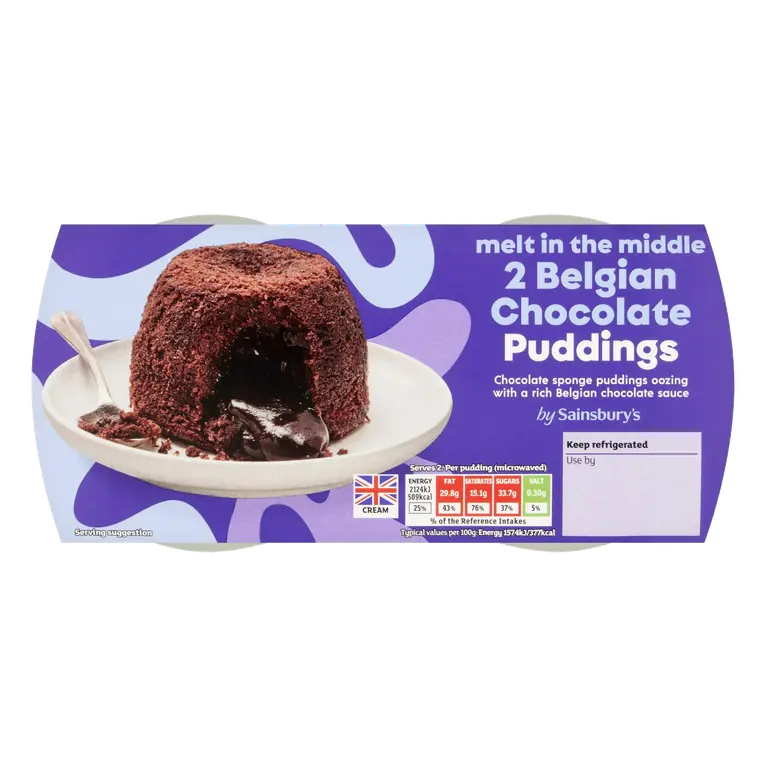 Melting Middle Chocolate Puddings 2x135g