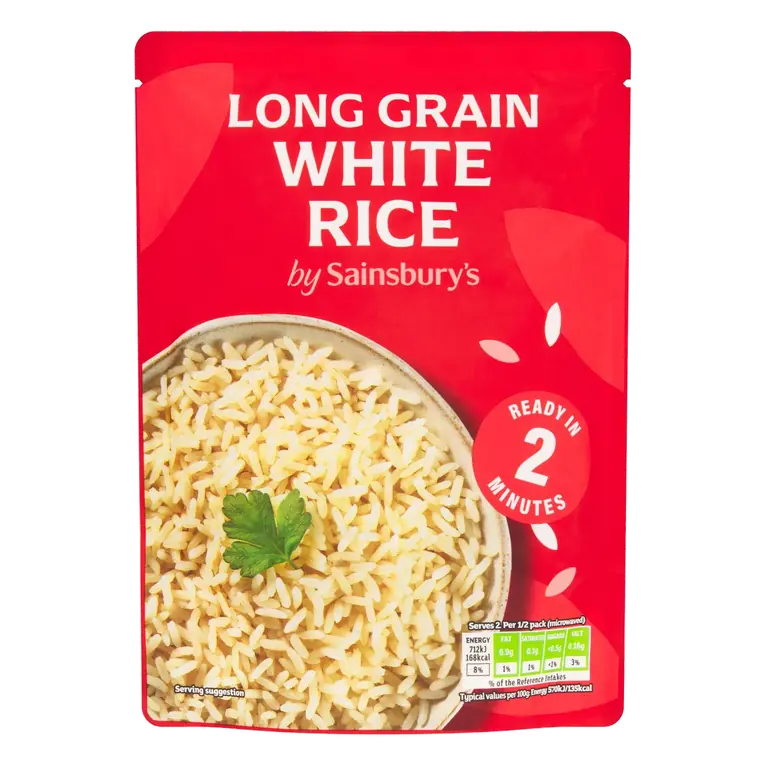 Microwave Rice Long Grain White 250g