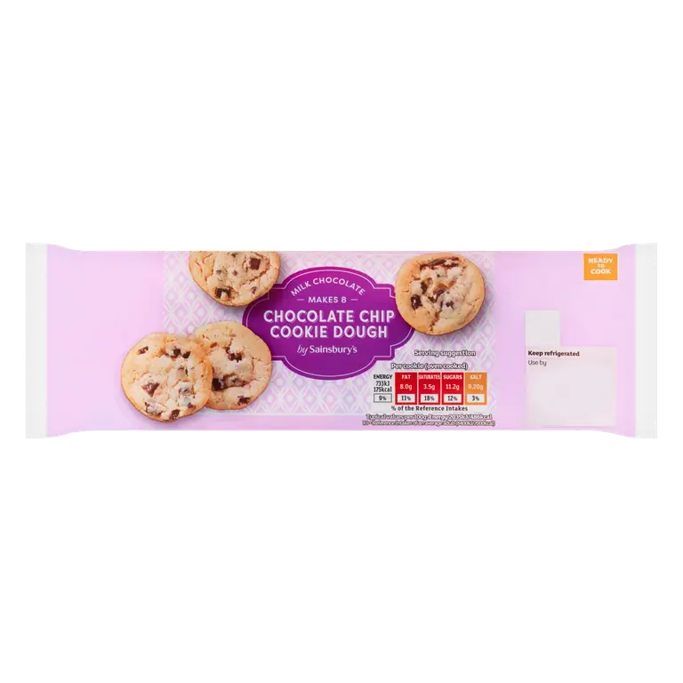 Milk Chocolate Chip Cookie Dough 300g