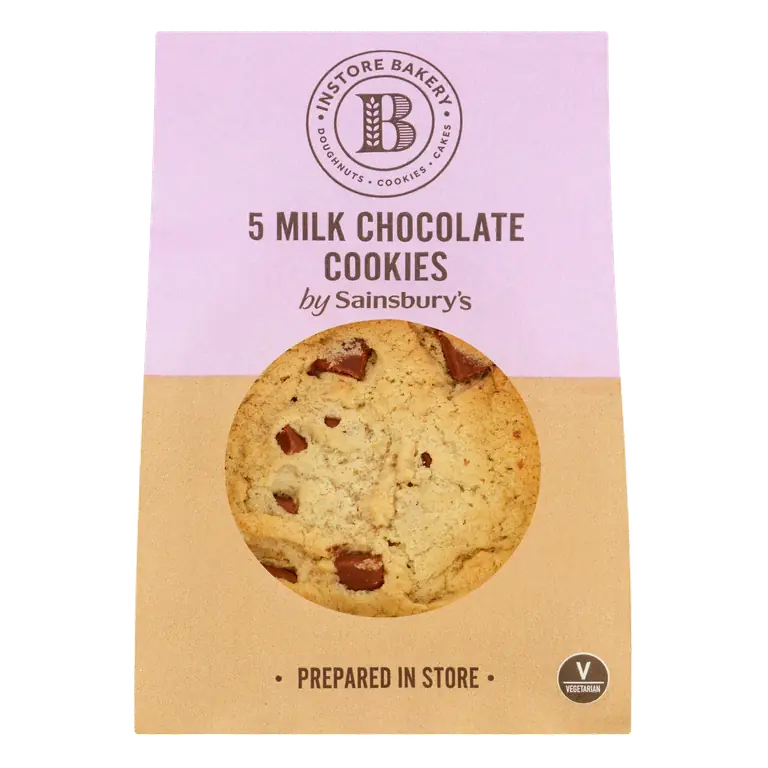 Milk Chocolate Cookies x5