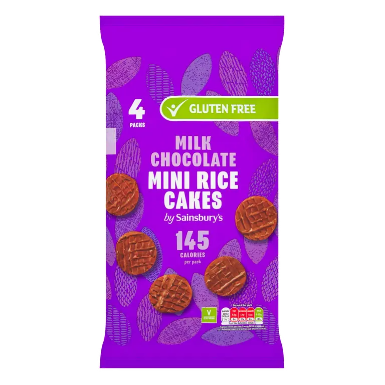 Milk Chocolate Mini Rice Cakes 4x30g