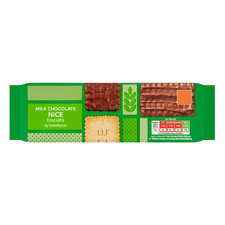 Milk Chocolate Nice Biscuits 250g