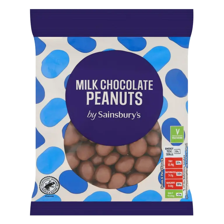 Milk Chocolate Peanuts 180g
