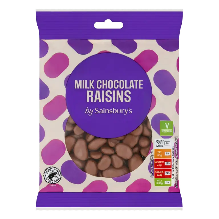 Milk Chocolate Raisins 180g
