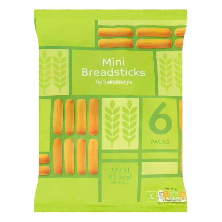 Mini Breadsticks Packs 6x20g