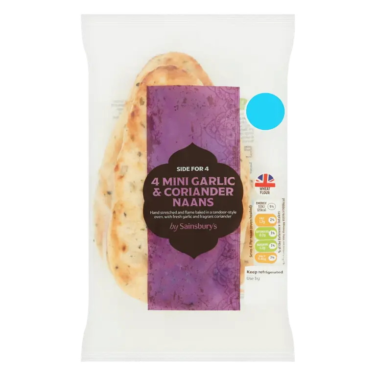 Mini G&C Naan 4x50g