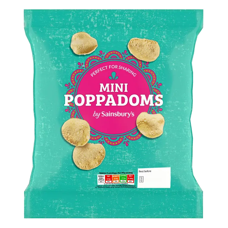 Mini Poppadoms 70g