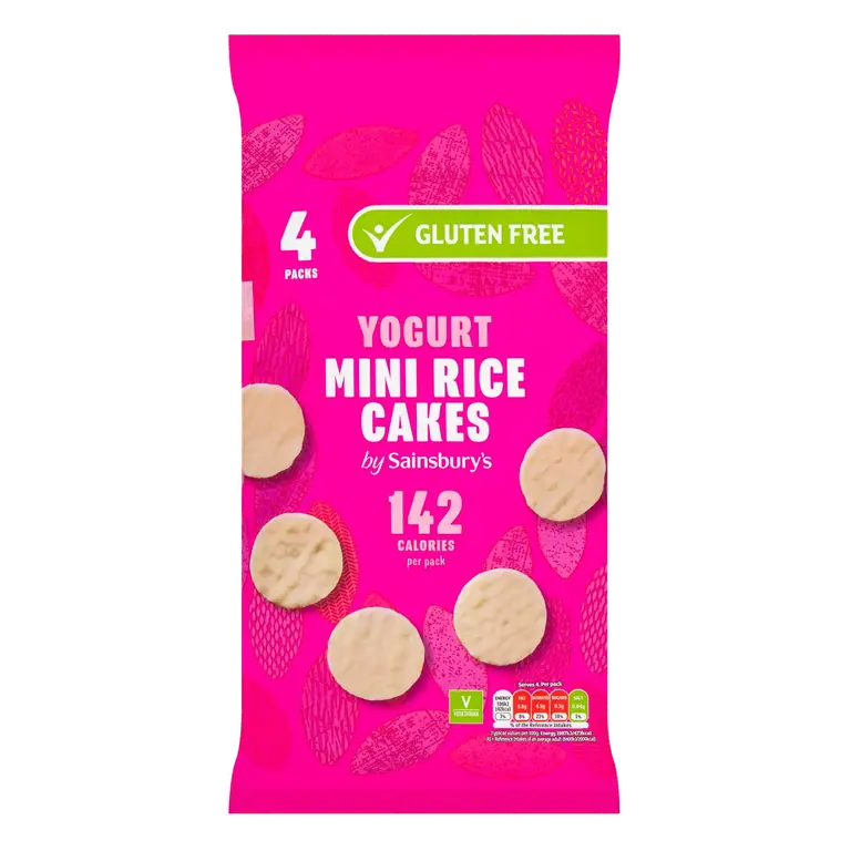 Mini Yogurt Coated Rice Cakes 4x30g
