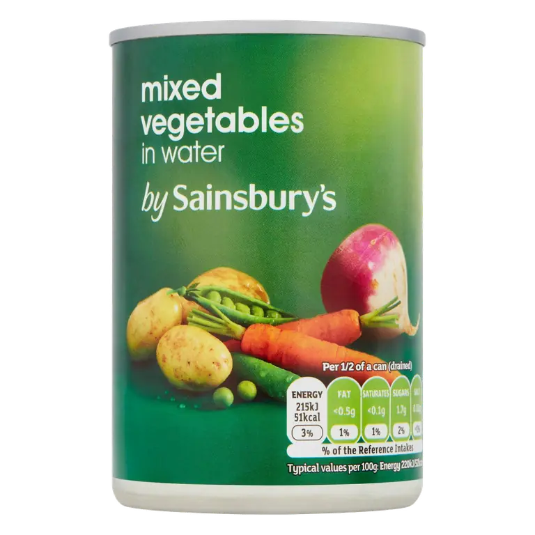 Mixed Vegetables in Water 300g (195g*)