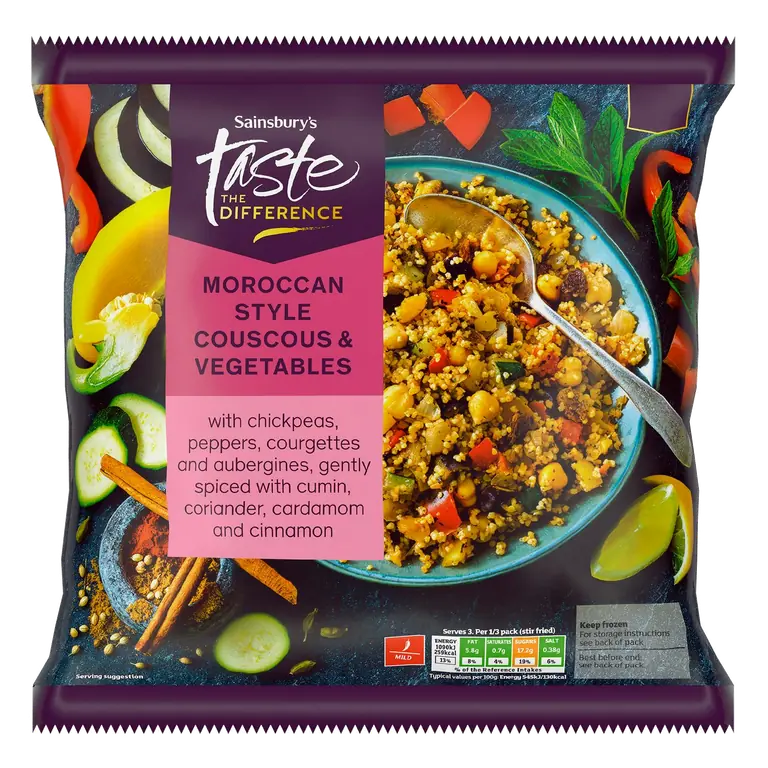 Moroccan Style Couscous & Vegetables, Taste the Difference 600g