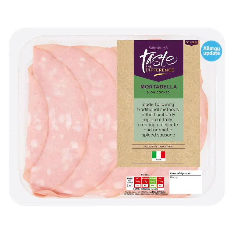 Mortadella Slow Cooked, Taste the Difference 130g