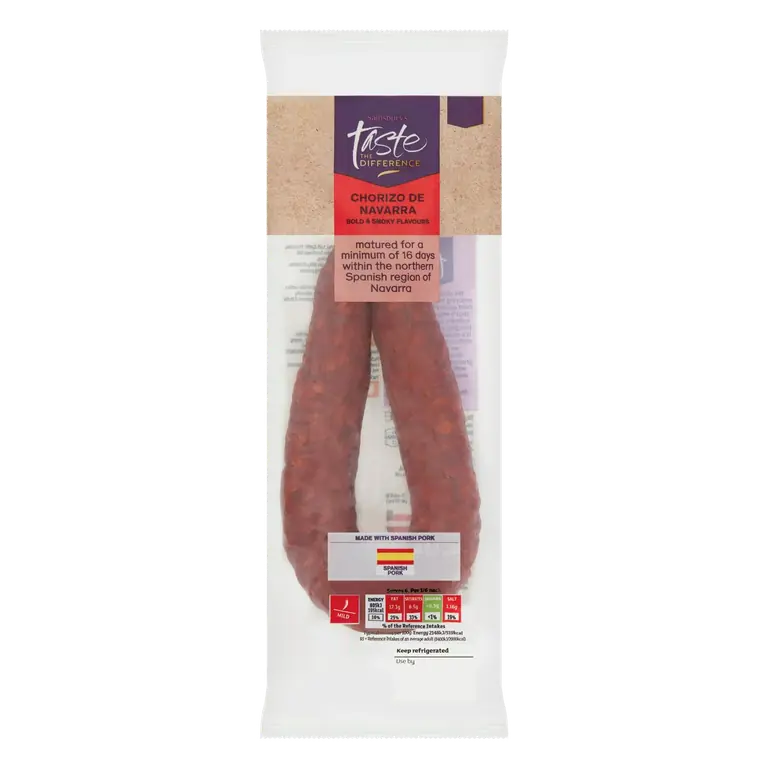 Navarra Chorizo Ring, Taste the Difference 225g