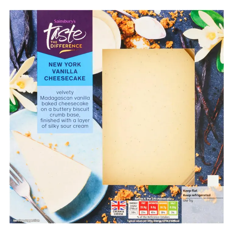 New York Cheesecake, Taste the Difference 500g