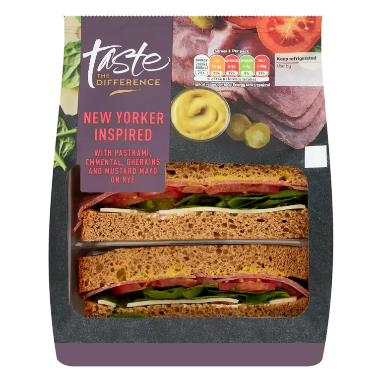 New Yorker Inspired Sandwich, Taste the Difference