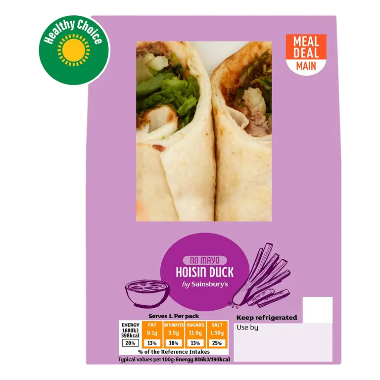 No Mayo Hoisin Duck Wrap