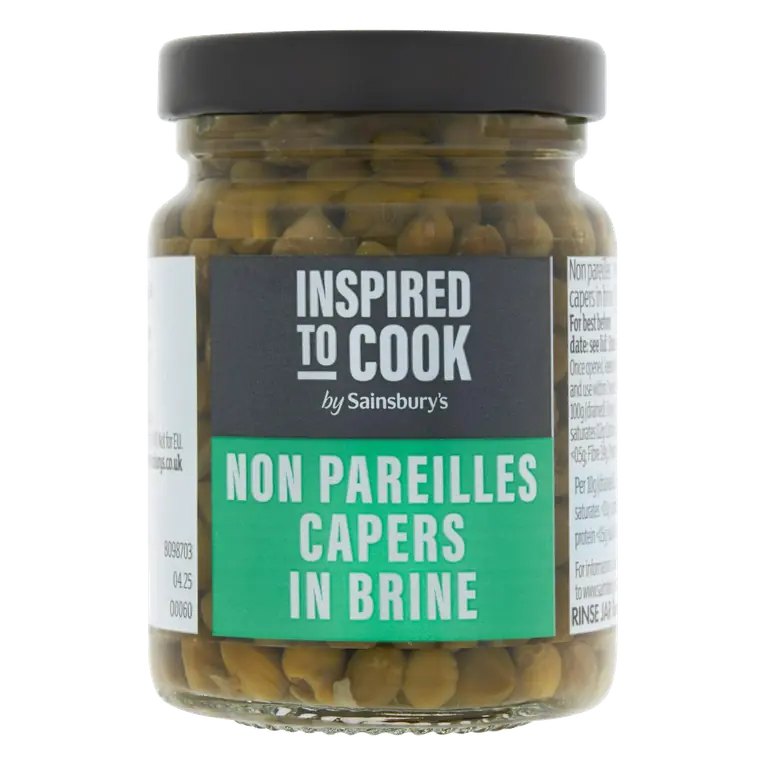 Non Pareilles Capers in Brine, Inspired to Cook 100g (60g*)