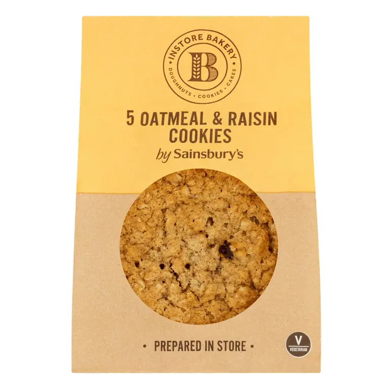 Oatmeal & Raisin Cookies x5