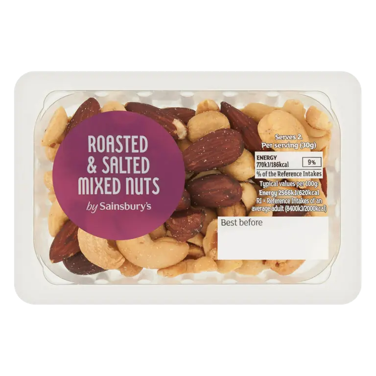 On the Go Roasted & Salted Mixed Nuts 60g