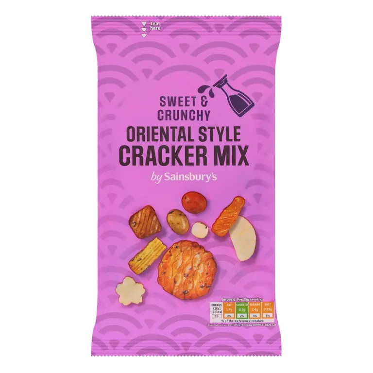 Oriental Mix Sweet Soy Cracker 125g